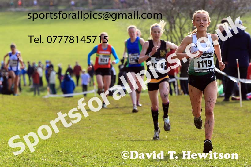 Senior Womens 2023 UK CAU Inter Counties Cross Country Champs, Prestwold Hall, Loughborough. Photo: David T. Hewitson/Sports for All Pics